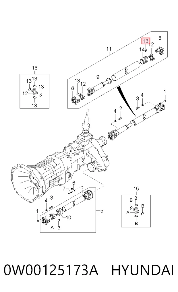 0W00125173A Hyundai/Kia