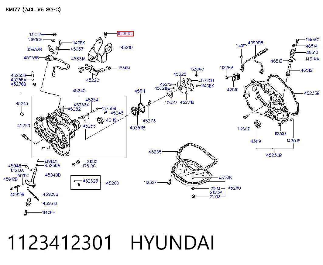 1123412301 Hyundai/Kia