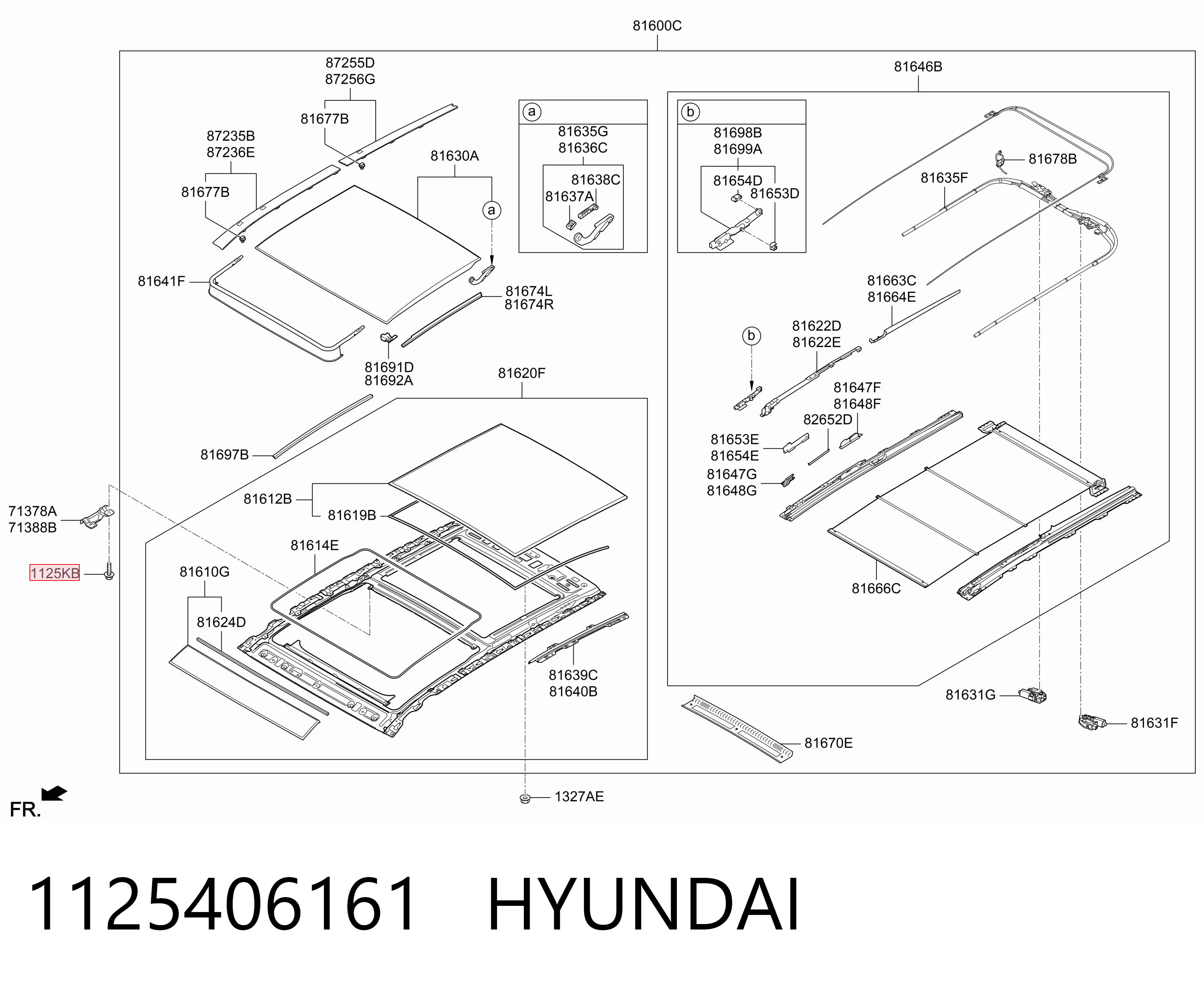 1125406161 Hyundai/Kia Tornillo (tuerca) de sujeción
