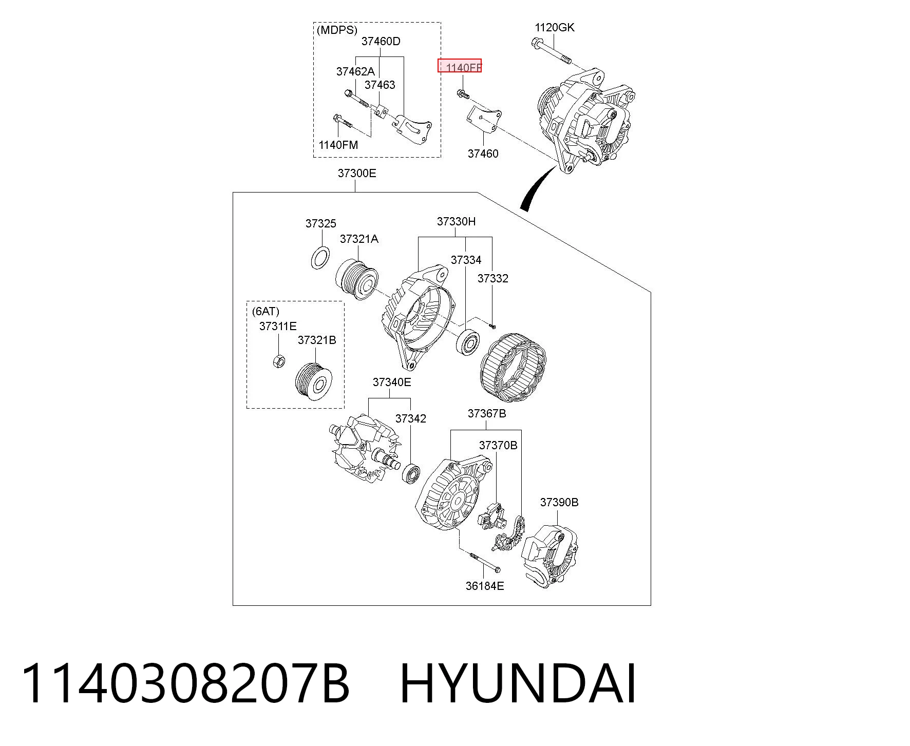 1140308207B Hyundai/Kia 