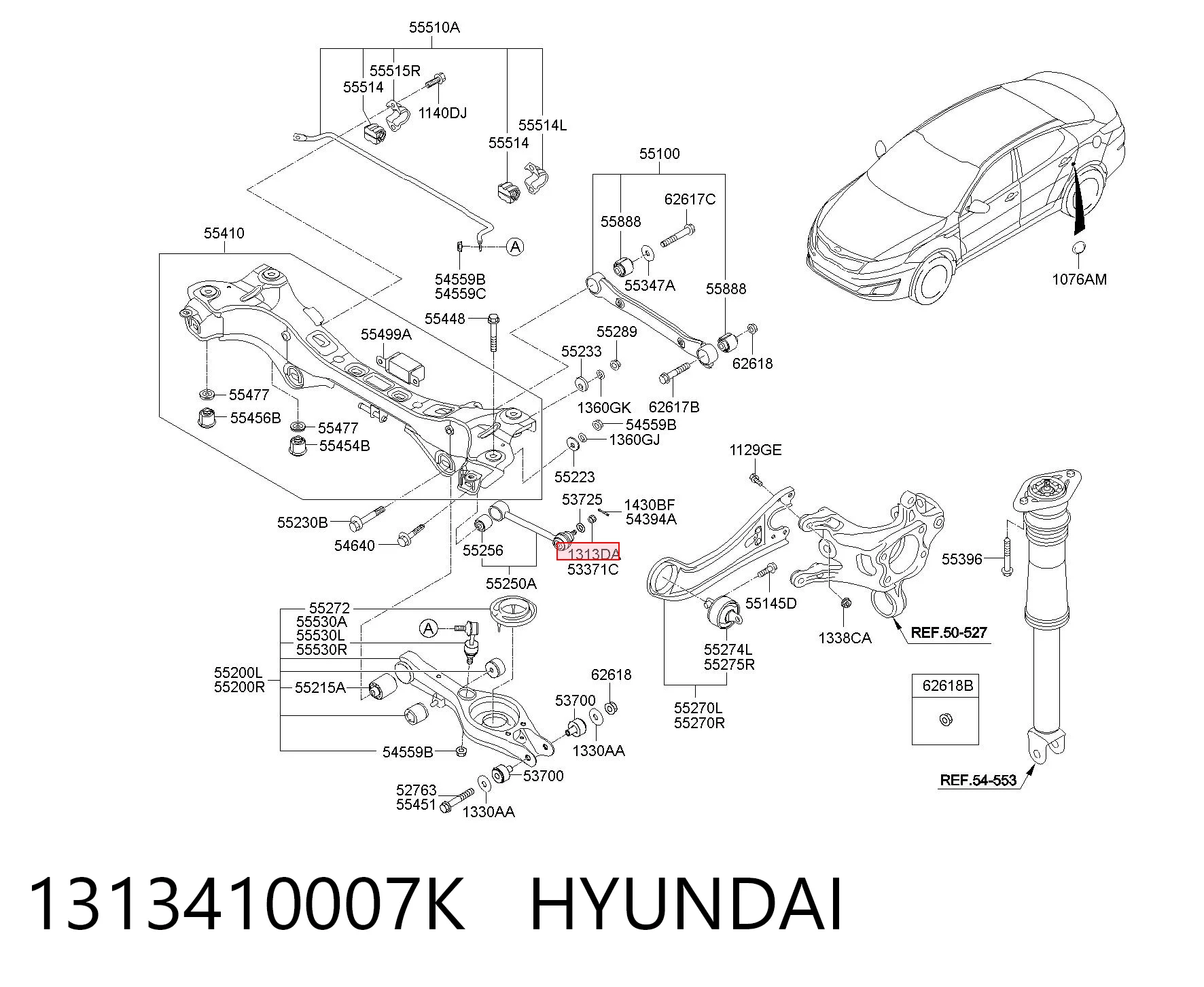 1313410007K Hyundai/Kia 
