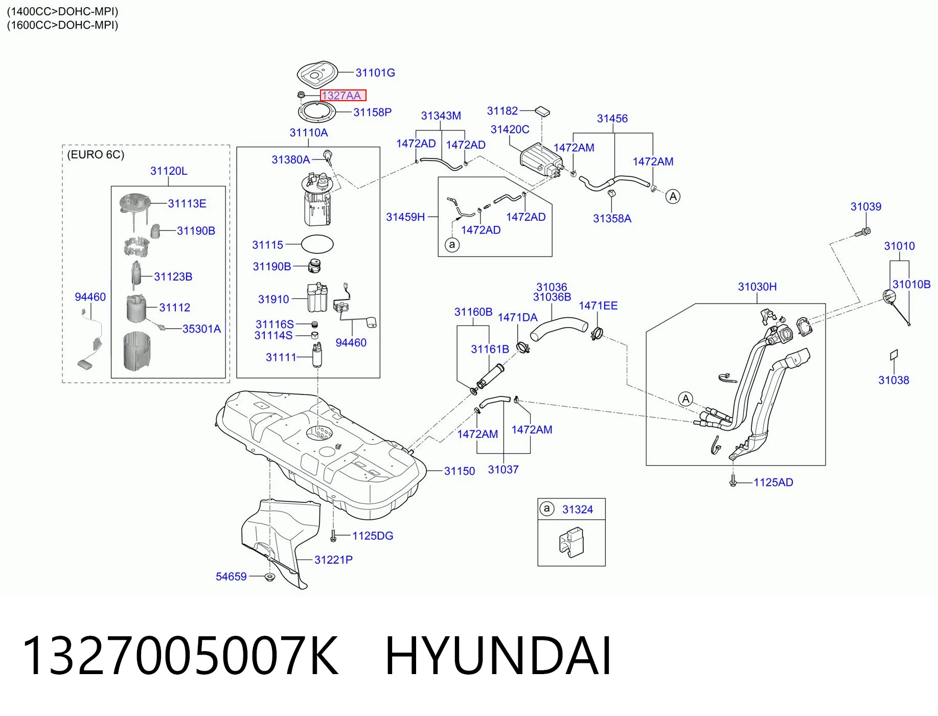 1327005007K Hyundai/Kia 