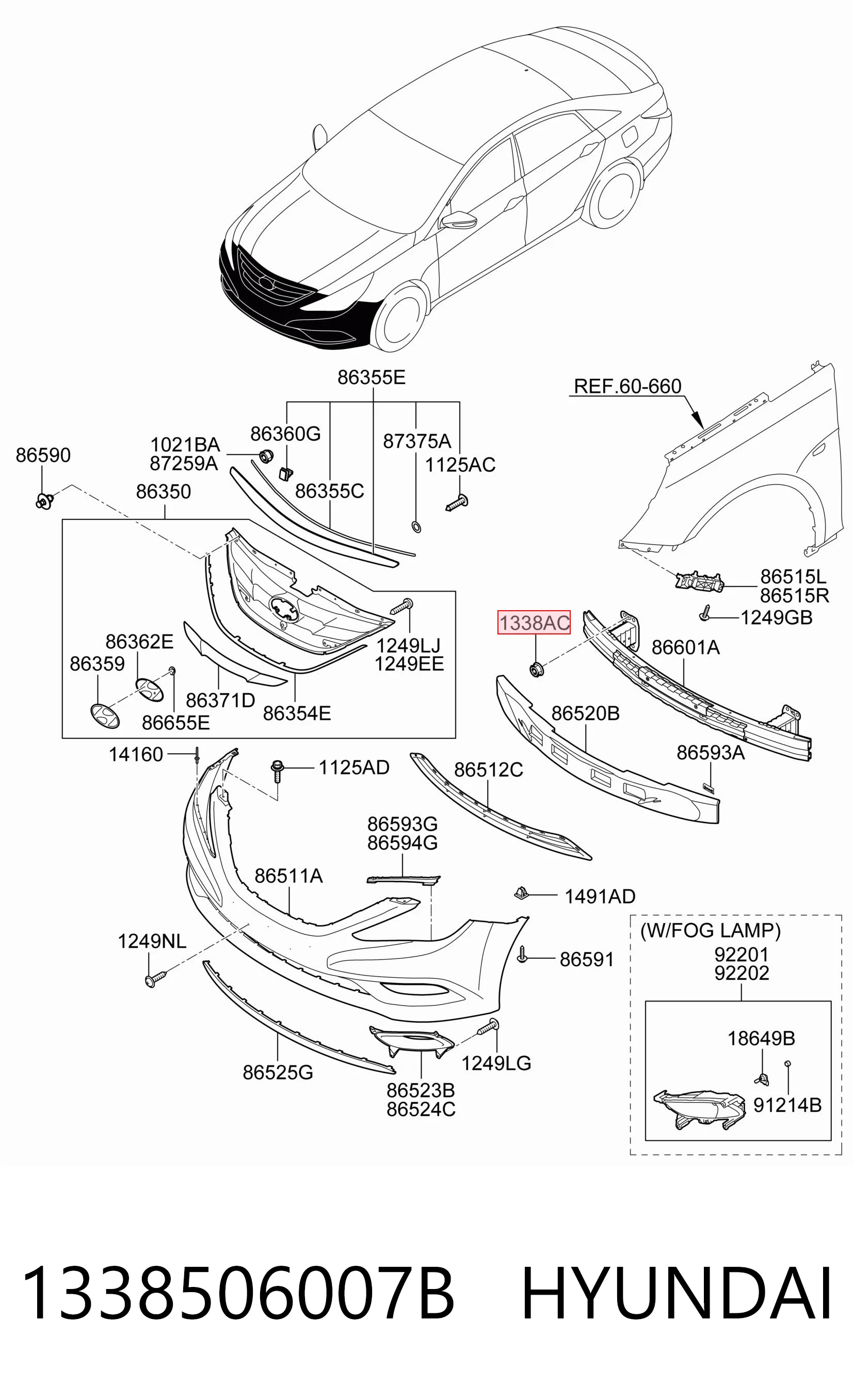1338506007B Hyundai/Kia 