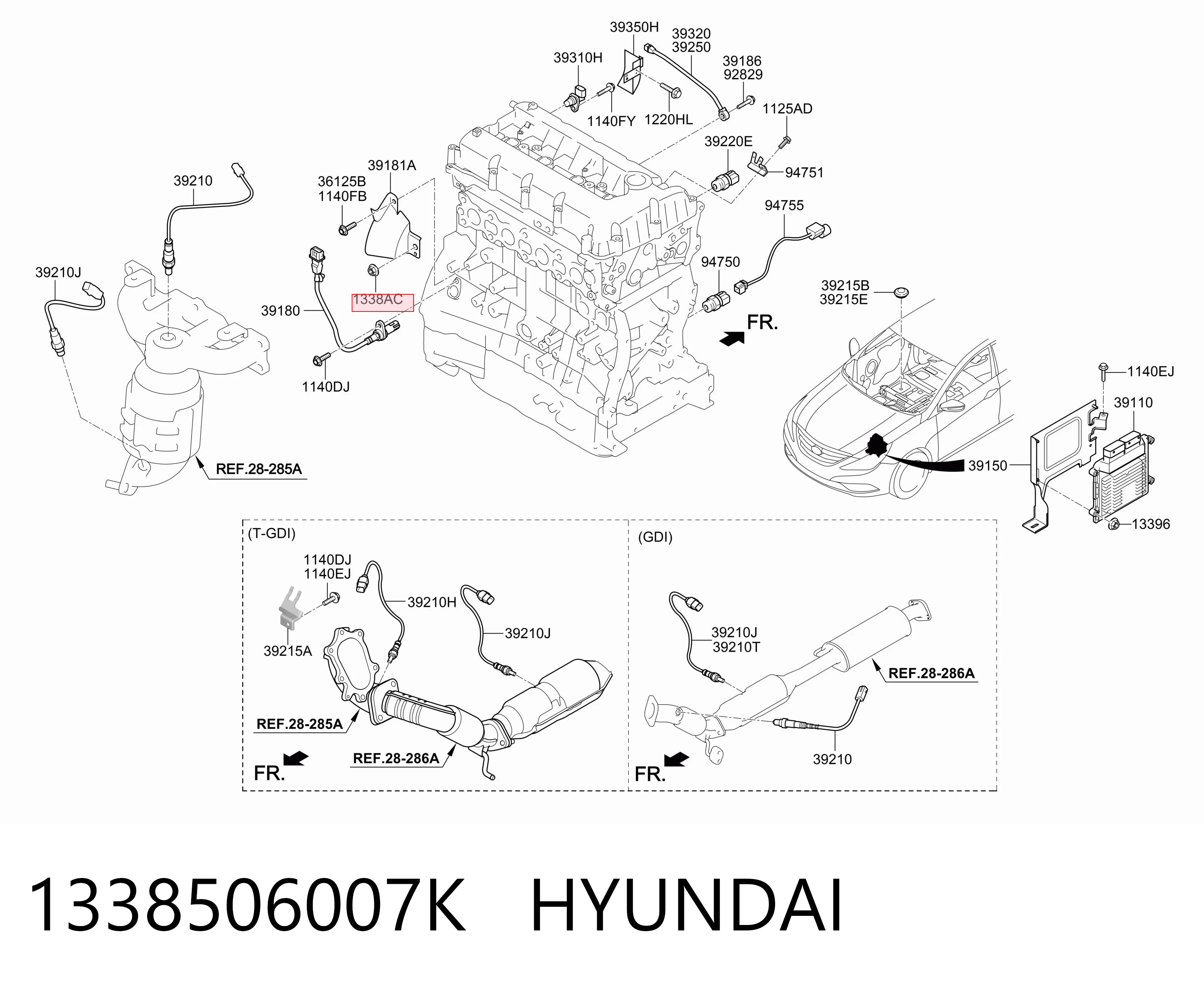 1338506007K Hyundai/Kia 