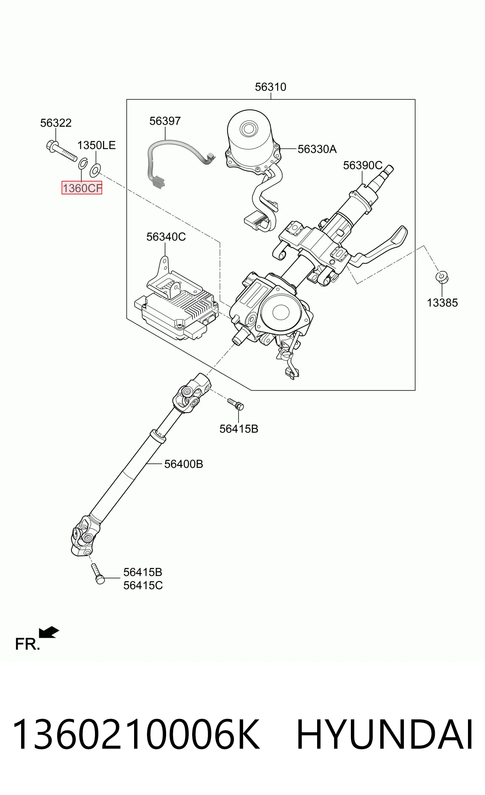 1360210006K Hyundai/Kia 