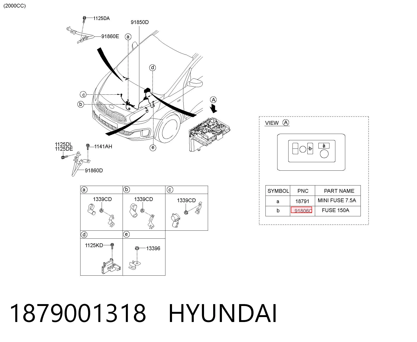 1879001318 Hyundai/Kia Fusibles