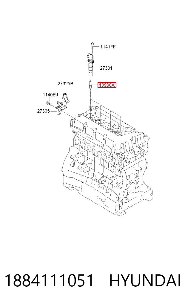 1884111051 Hyundai/Kia Bujía de ignición
