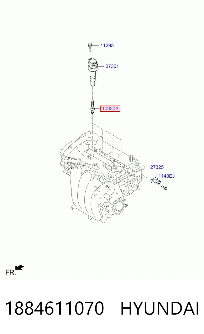 1884611070 Hyundai/Kia Bujía de ignición
