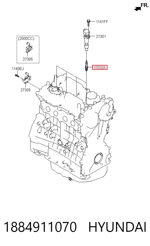 1884911070 Hyundai/Kia