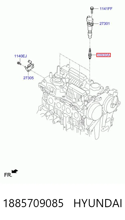 1885709085 Hyundai/Kia Bujía de ignición