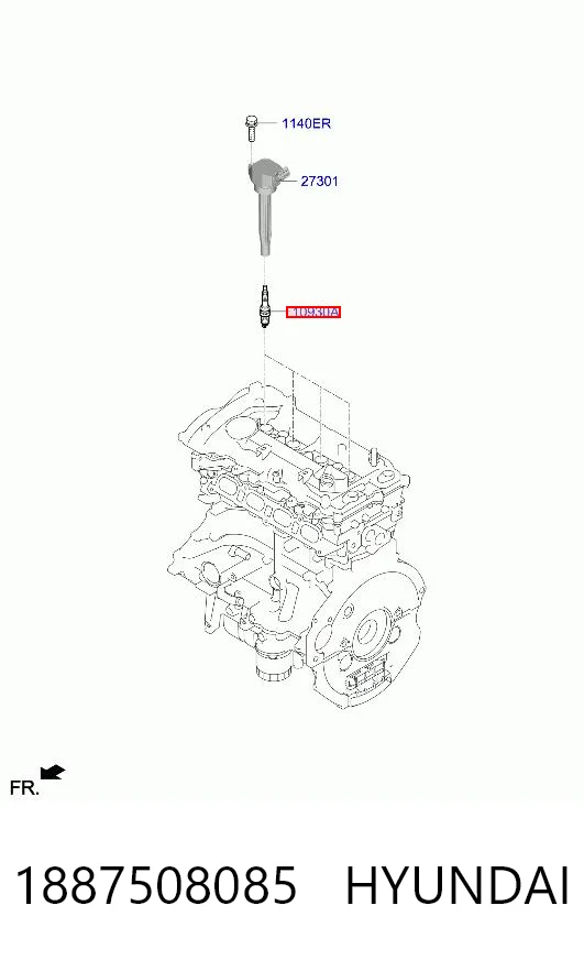 1887508085 Hyundai/Kia Bujía de ignición
