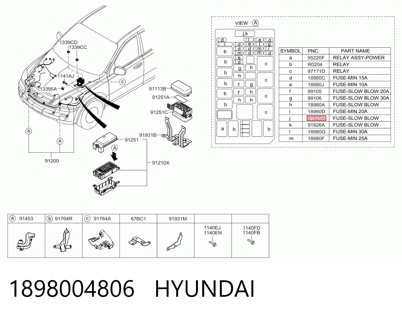 1898004806 HYUNDAI