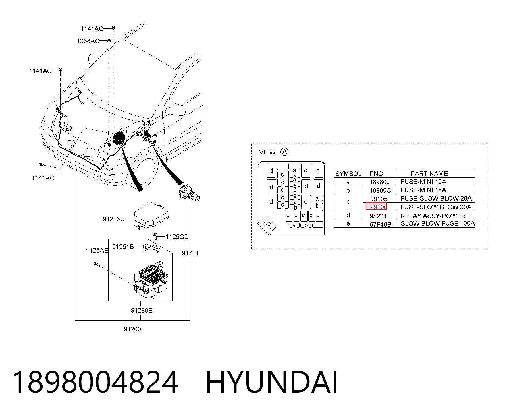 1898004824 Hyundai/Kia