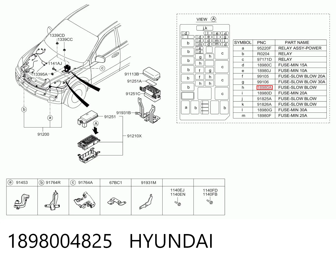 1898004825 Hyundai/Kia