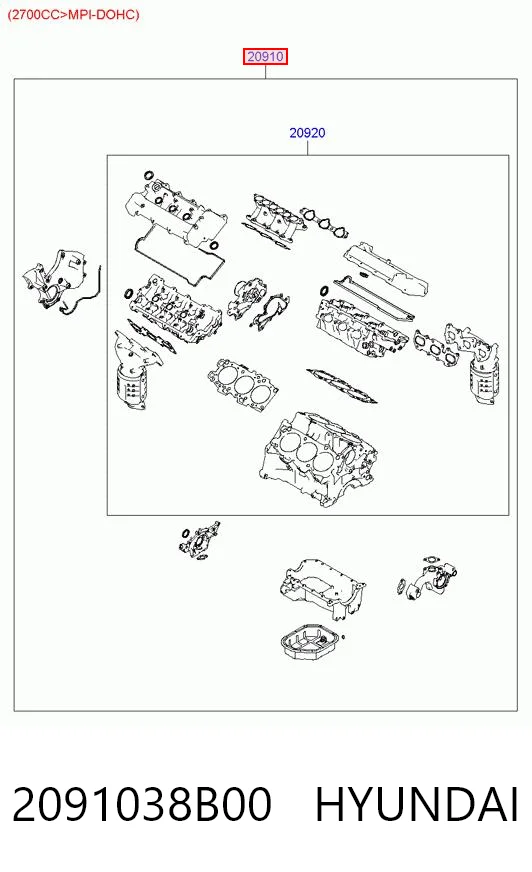 2091038B00 Hyundai/Kia