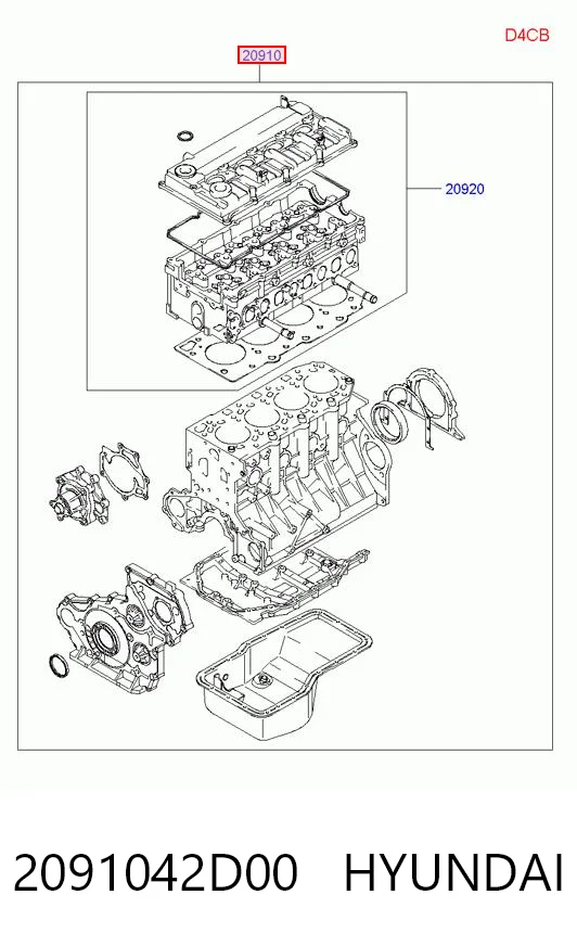 2091042D00 Hyundai/Kia