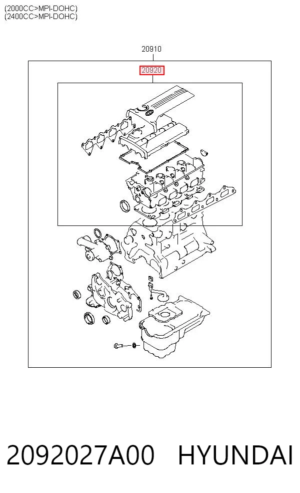 2092027A00 Hyundai/Kia