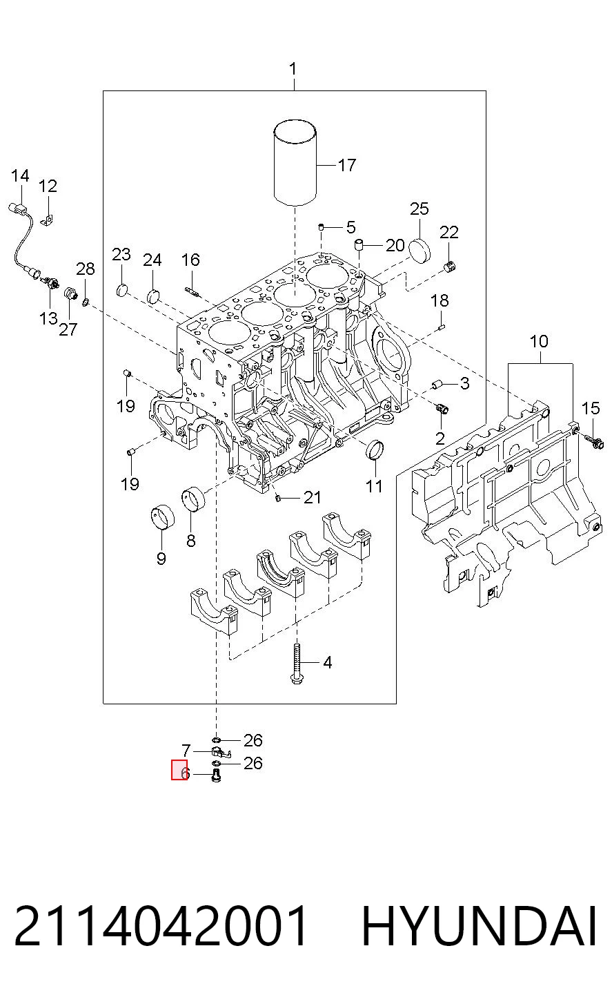 2114042001 Hyundai/Kia