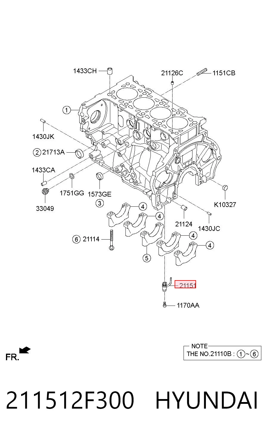 211512F300 Hyundai/Kia