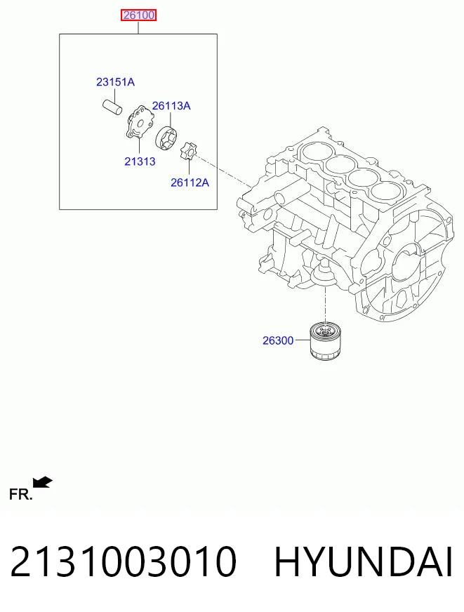 Bomba De Aceite para Hyundai I20 GB