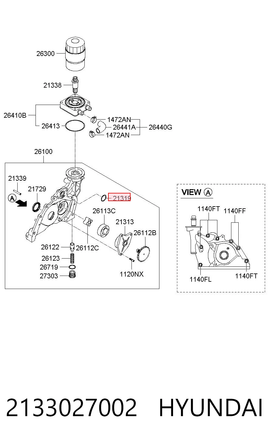 2133027002 Hyundai/Kia