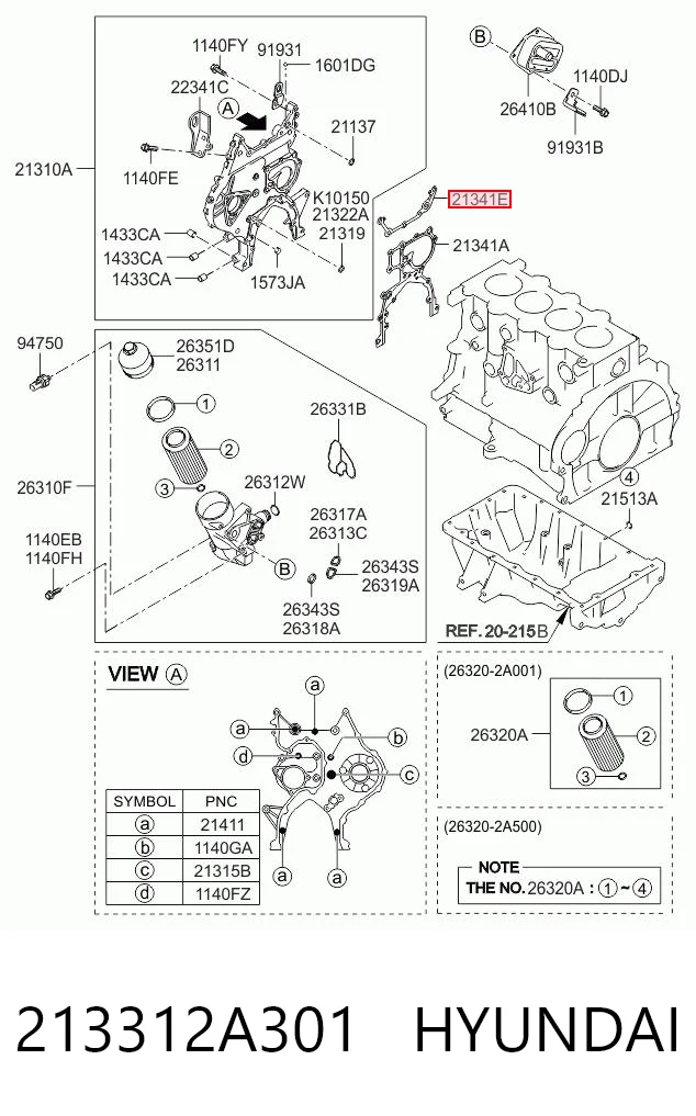 213312A301 Hyundai/Kia