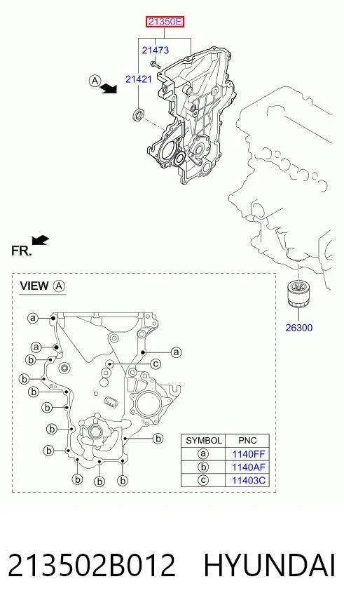 213502B012 Hyundai/Kia