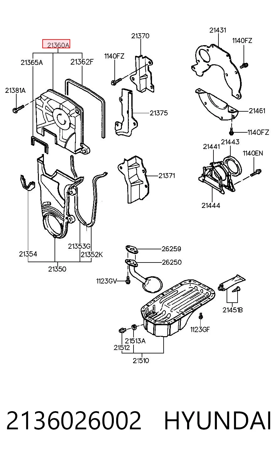 2136026002 Hyundai/Kia