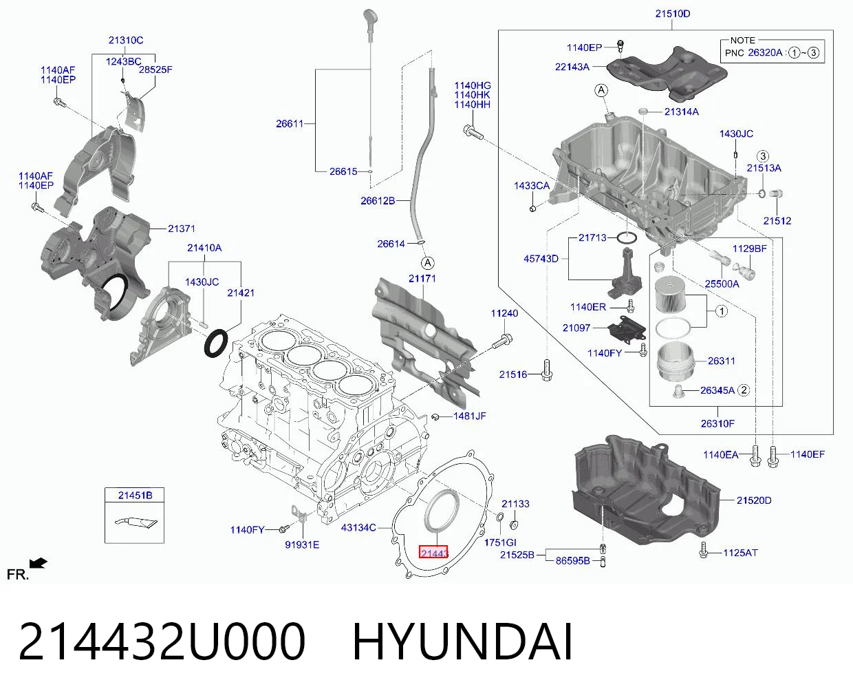 214432U000 Hyundai/Kia