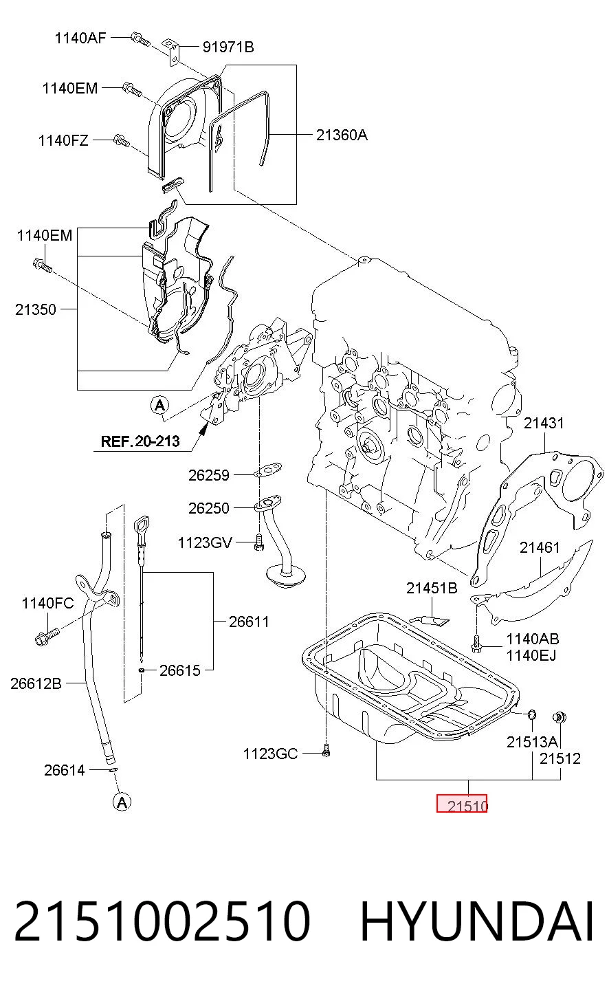 2151002510 Hyundai/Kia