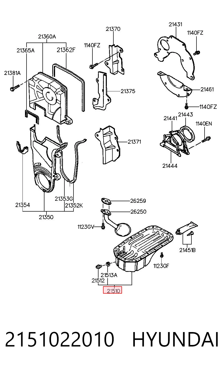 2151022010 Hyundai/Kia