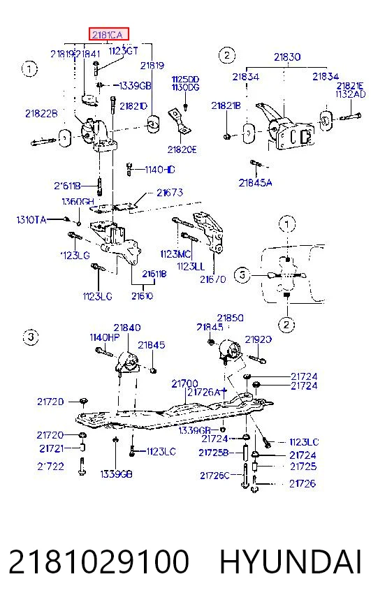 2181029100 Hyundai/Kia