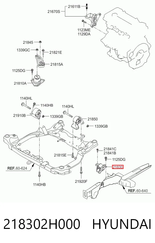 CZKH13 CTR Cojín del motor
