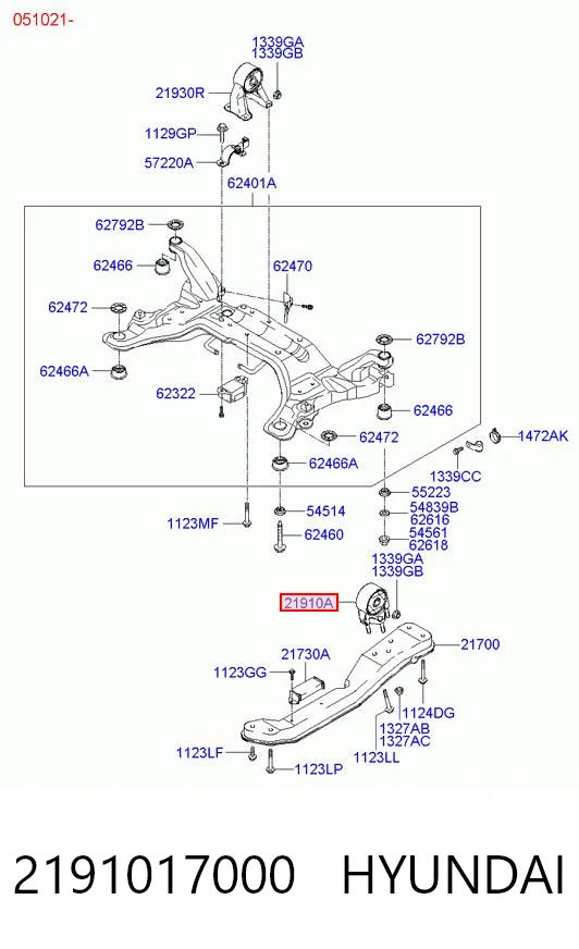 Comprar Soporte delantero del motor Hyundai Matrix  FC a bajo precio