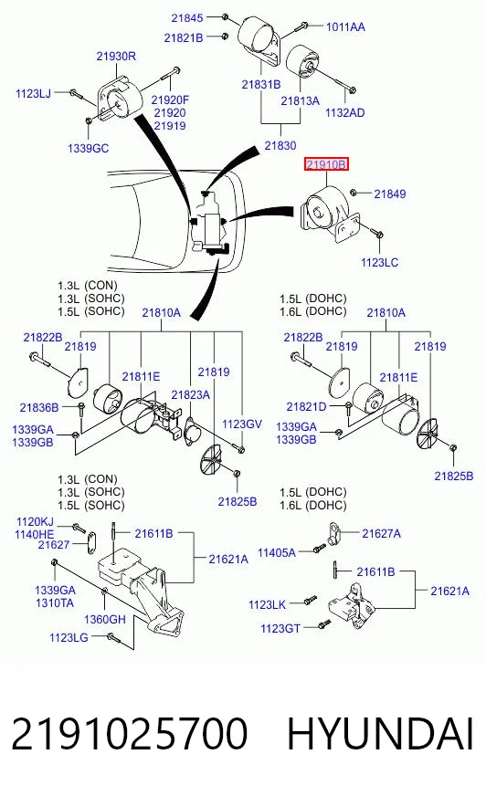 2191025700 Hyundai/Kia