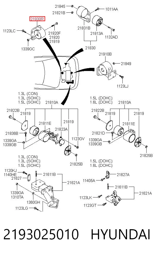 2193025010 Hyundai/Kia