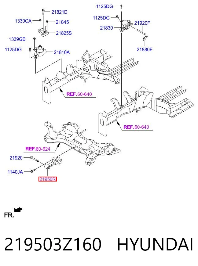 Soportes de motor delantero para Hyundai I40 I VF