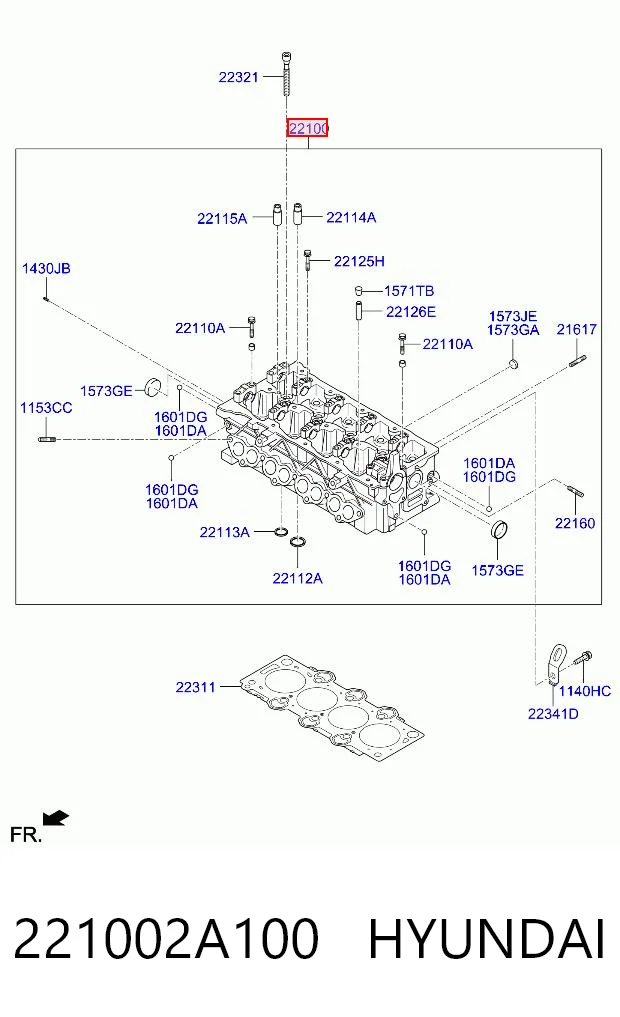 Cabeza del motor Hyundai I30  (2016-2026)
