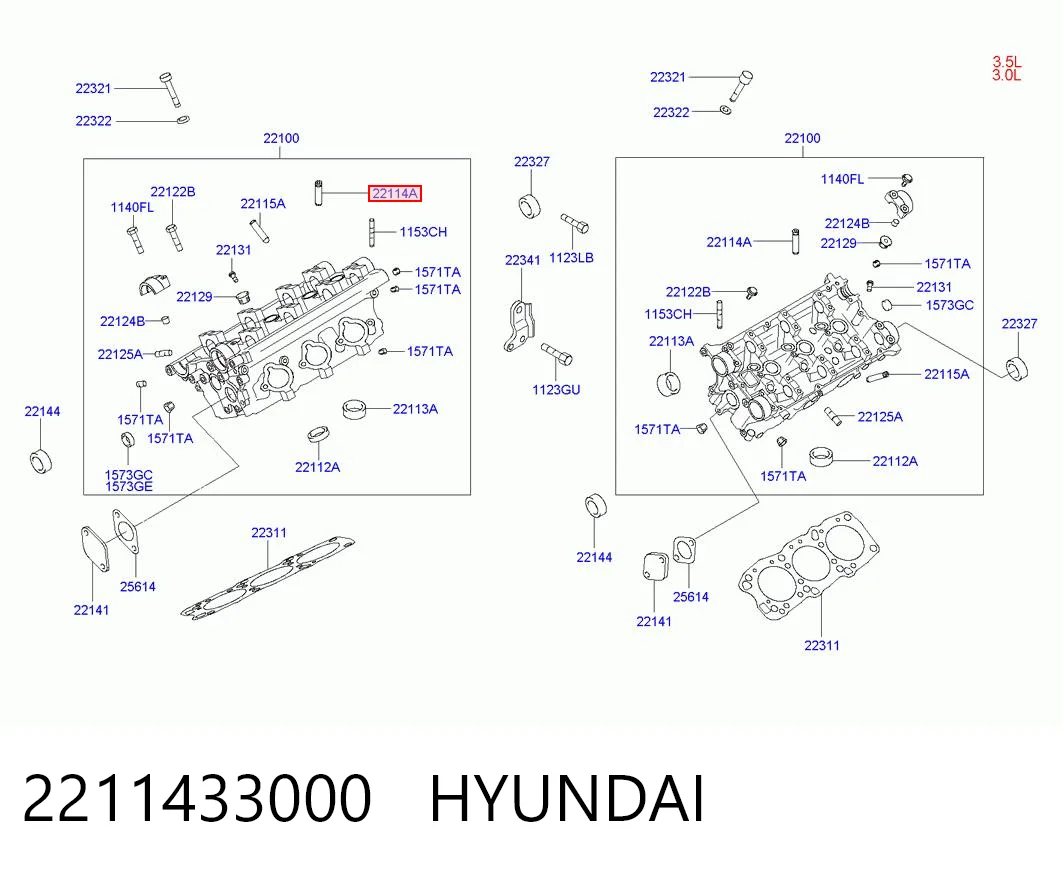 2211433000 Hyundai/Kia