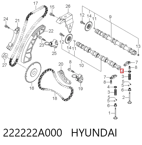 222222A000 Hyundai/Kia