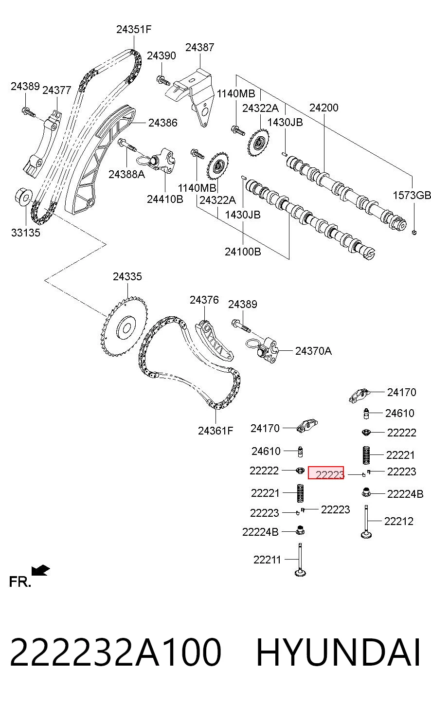 222232A100 Hyundai/Kia