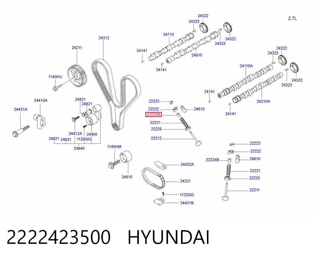 2222423500 Hyundai/Kia