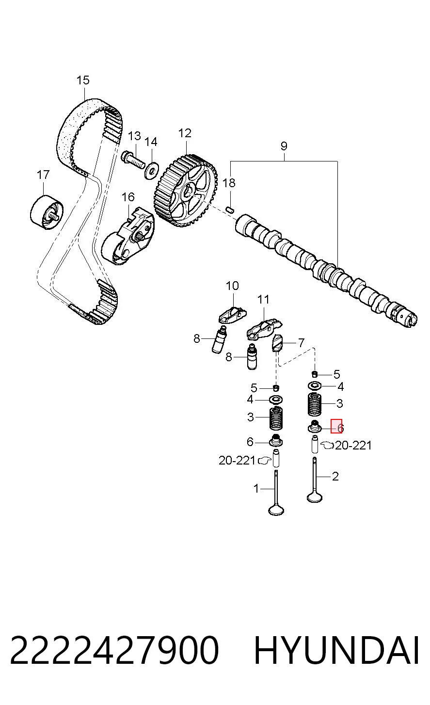 2222427900 Hyundai/Kia