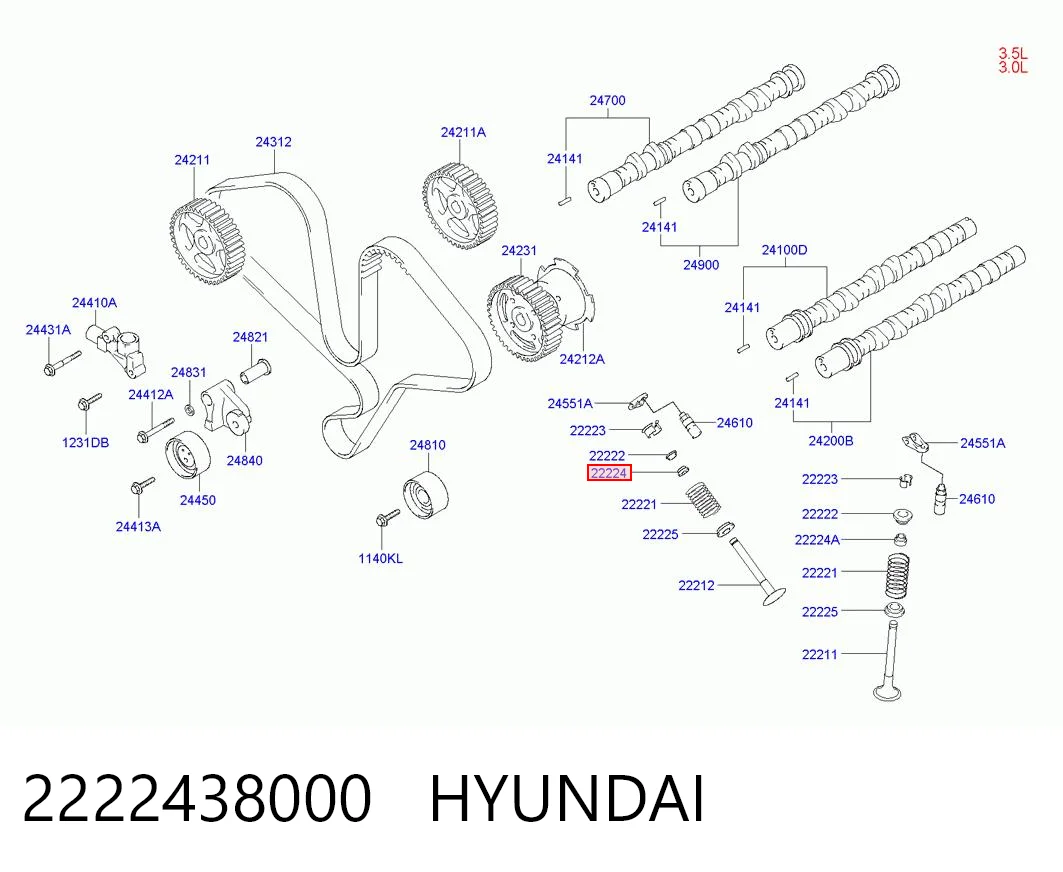 2222438000 Hyundai/Kia