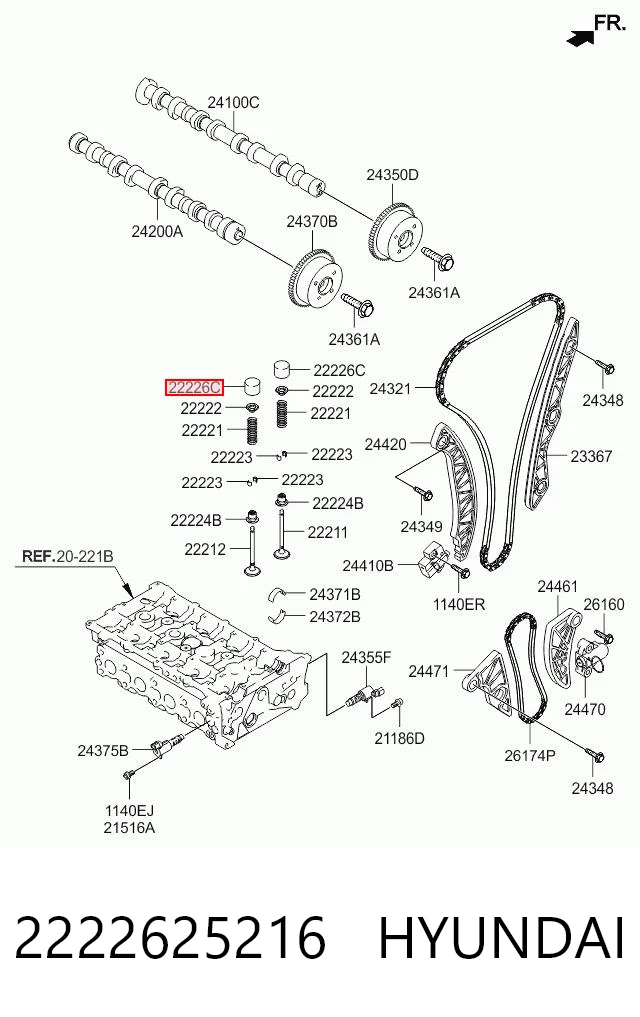 2222625216 Hyundai/Kia