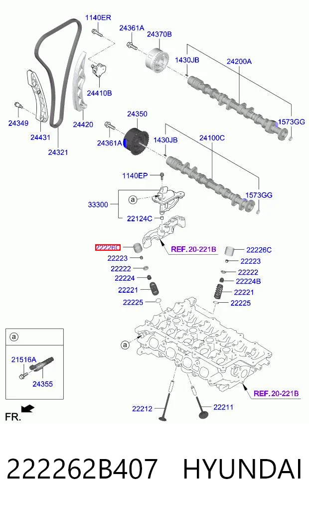 222262B407 Hyundai/Kia