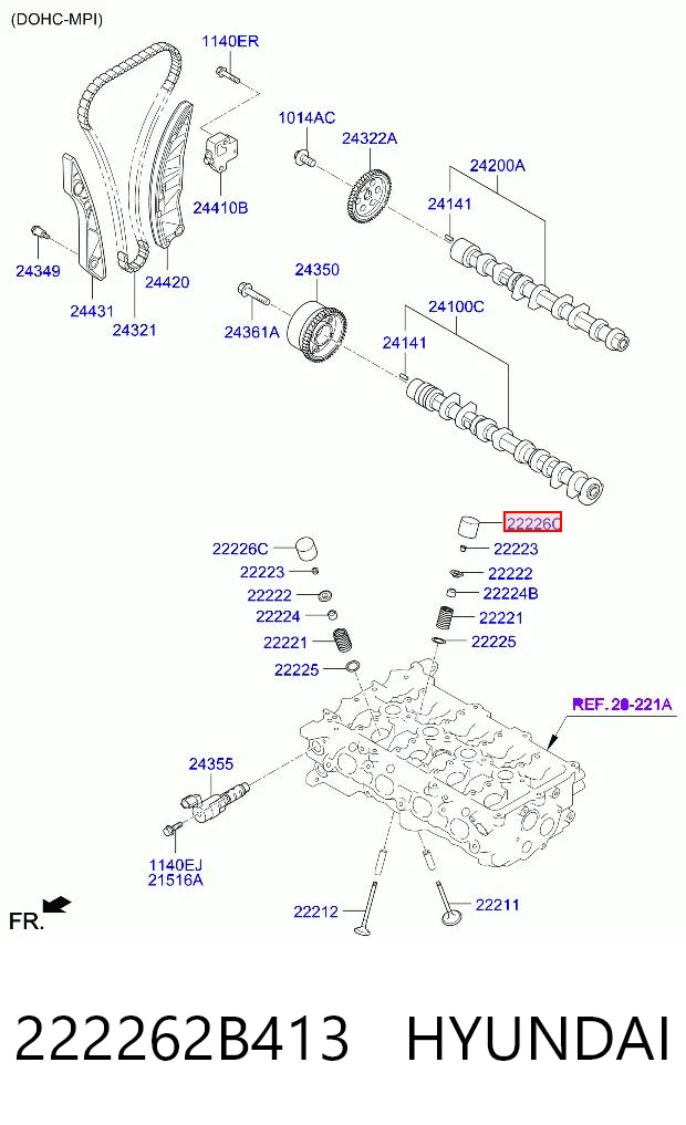 222262B413 Hyundai/Kia
