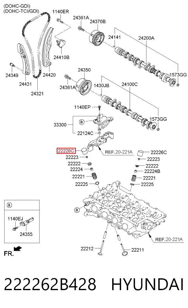 222262B428 Hyundai/Kia