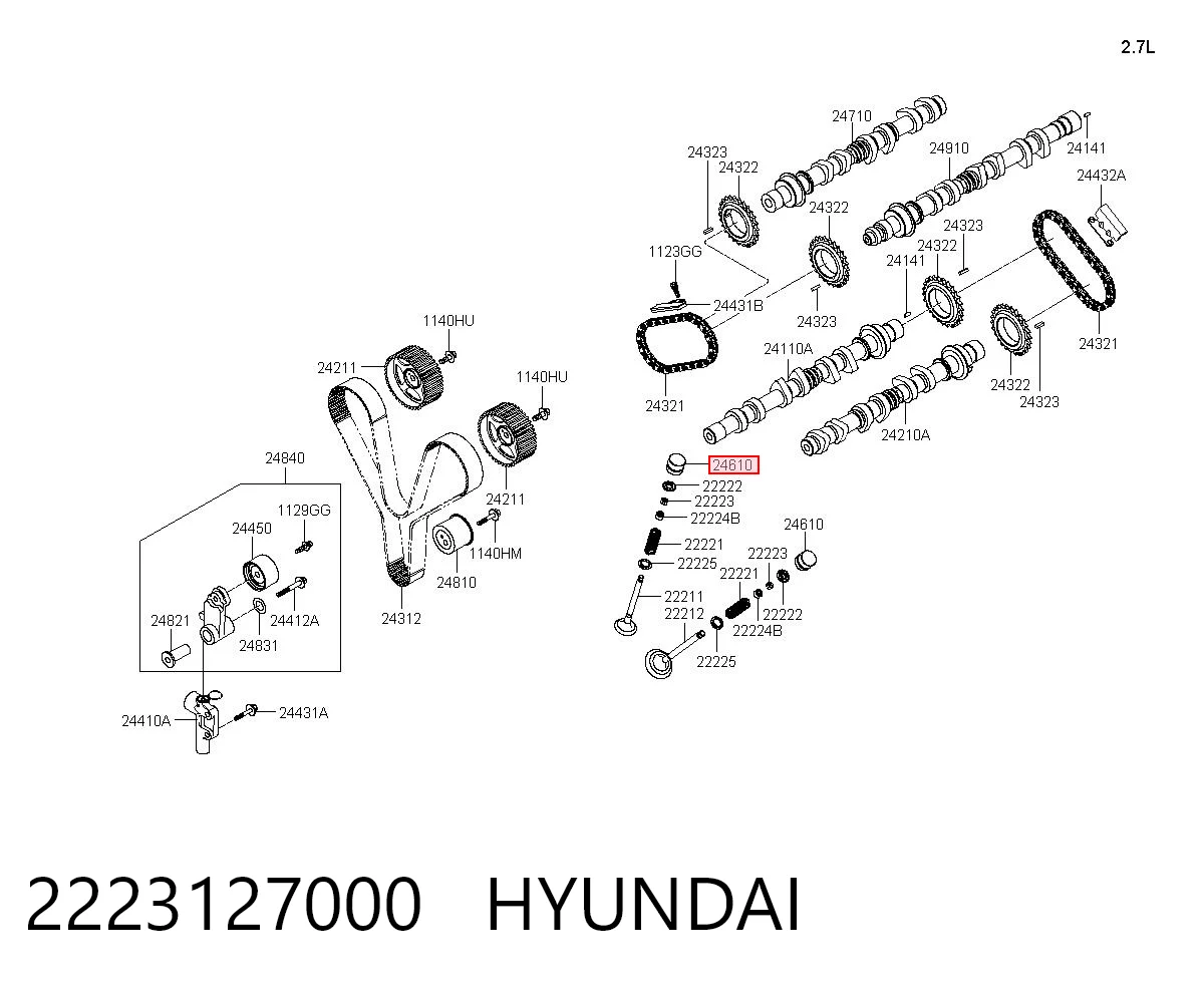 Taqués de motor para KIA Cerato I LD