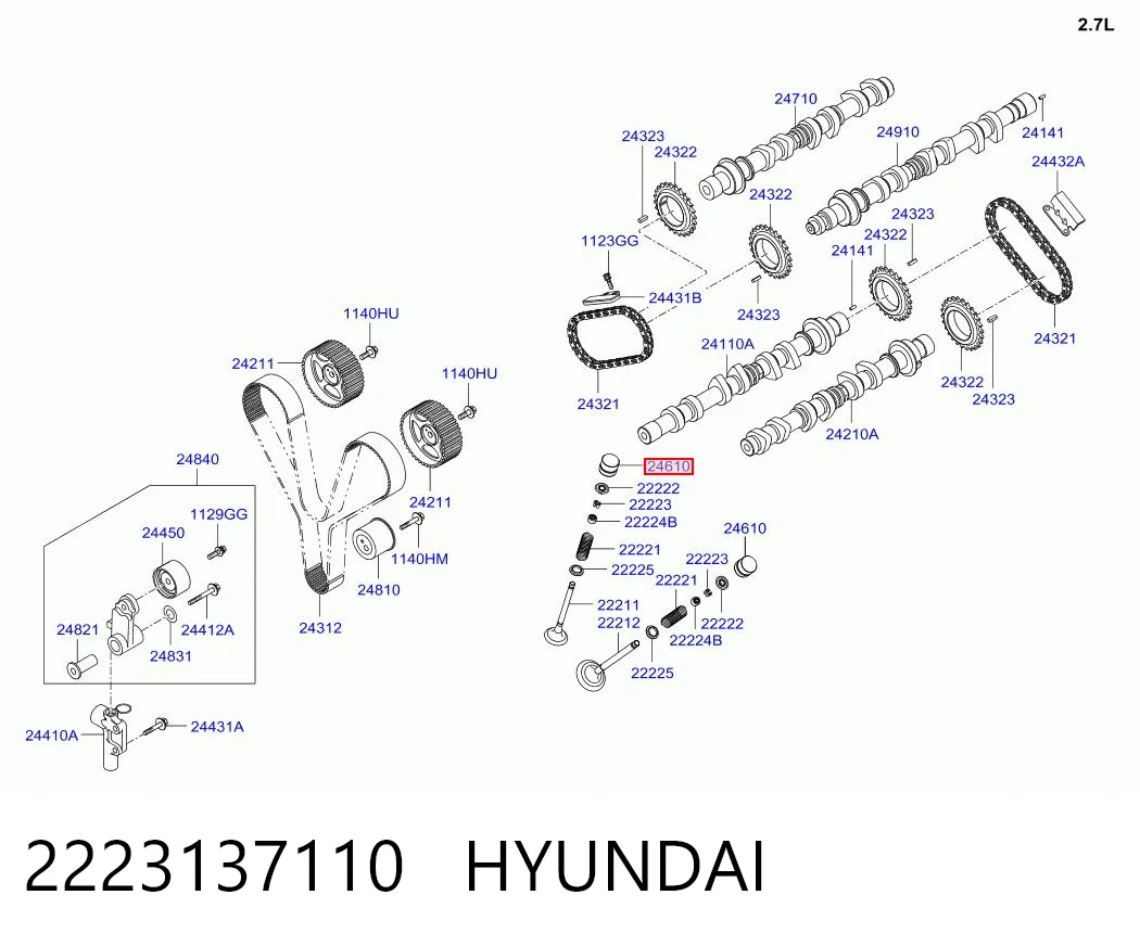 Taqués de motor para Hyundai Accent III MC